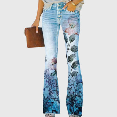 Hosen mit Blumen