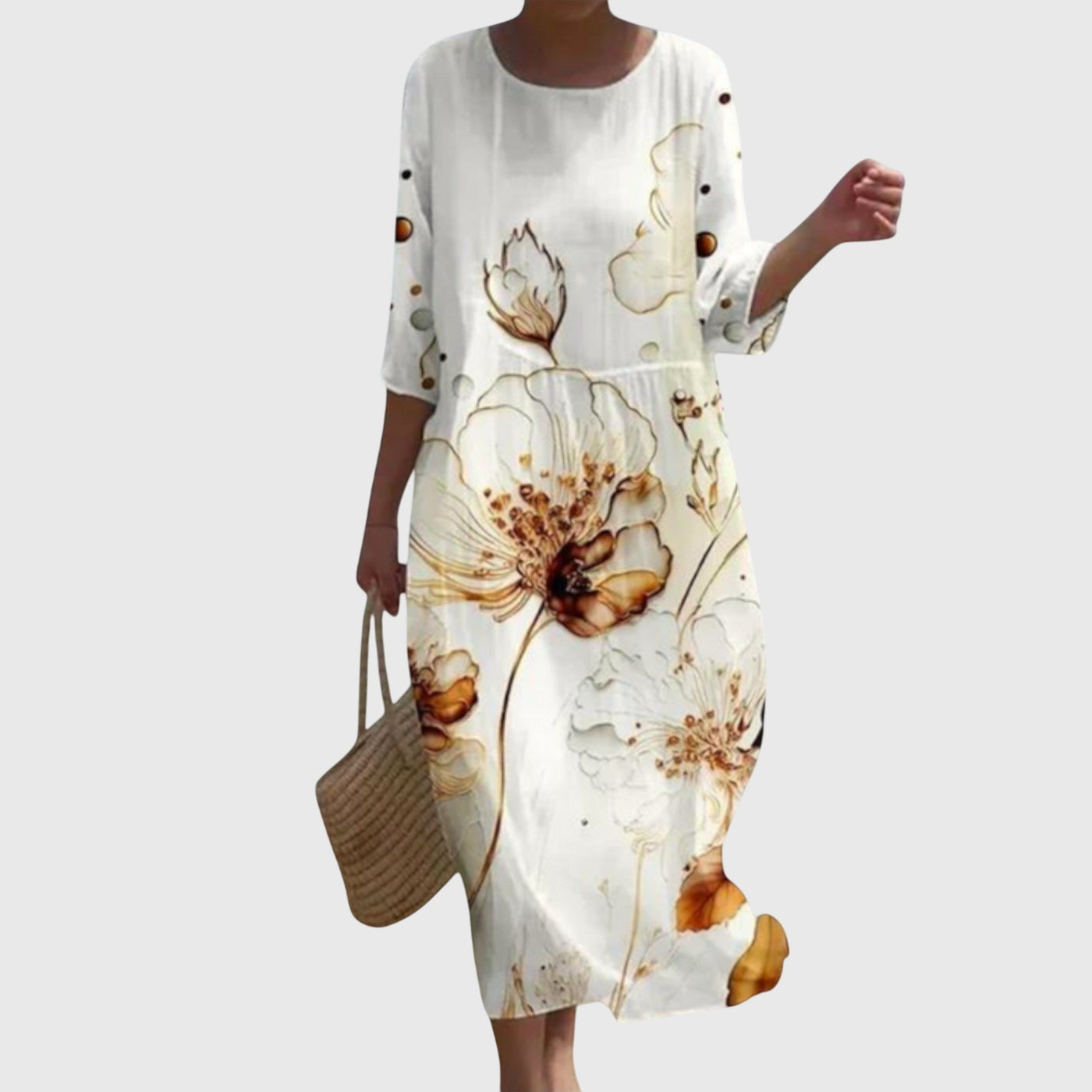 Hayley™ | Stilvolles Floral-Maxikleid
