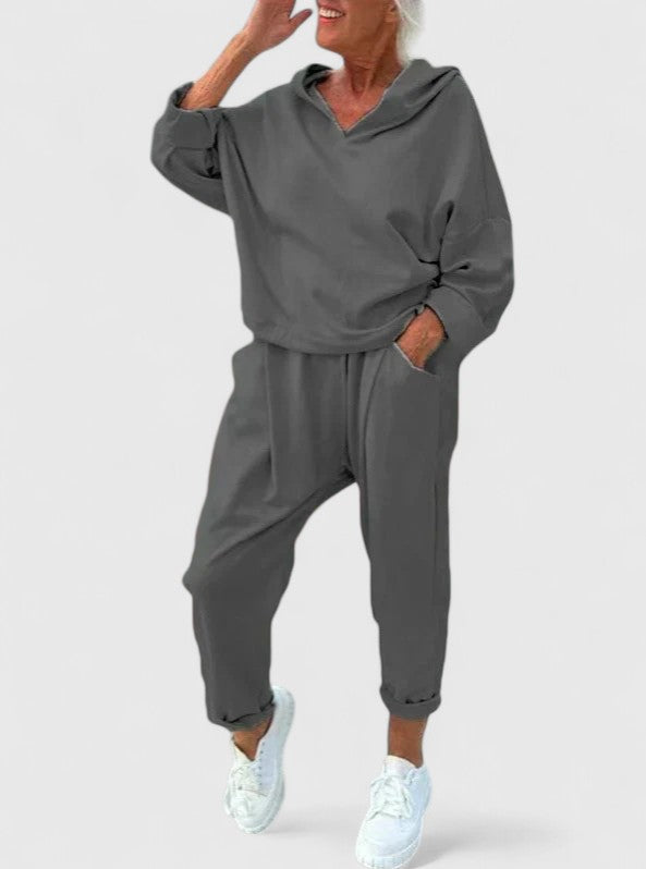 Sally | Bequemes Kapuzen-Sweatshirt-Set
