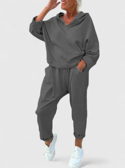 Sally | Bequemes Kapuzen-Sweatshirt-Set
