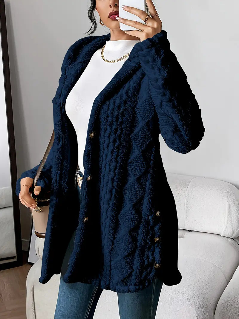Celine™ - Plüsch-Hoodie-Cardigan