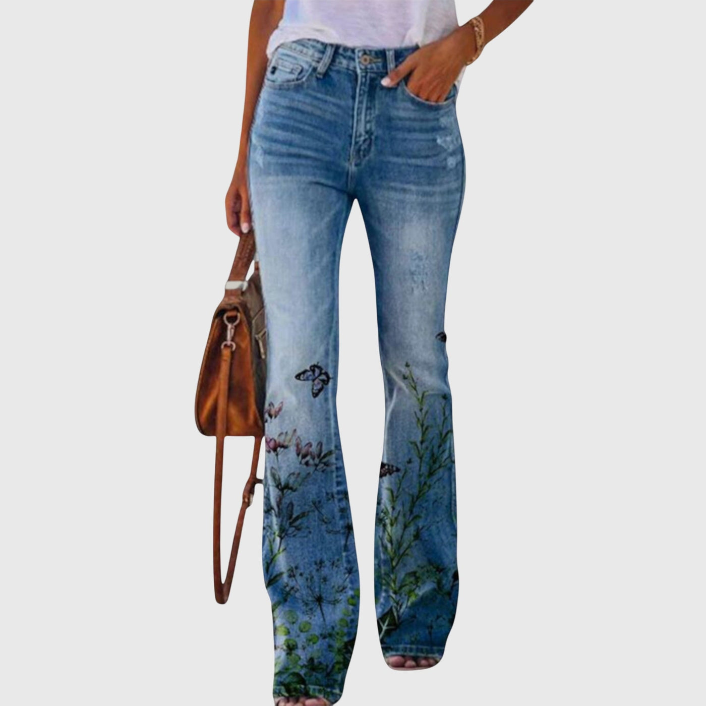 Hosen mit Blumen