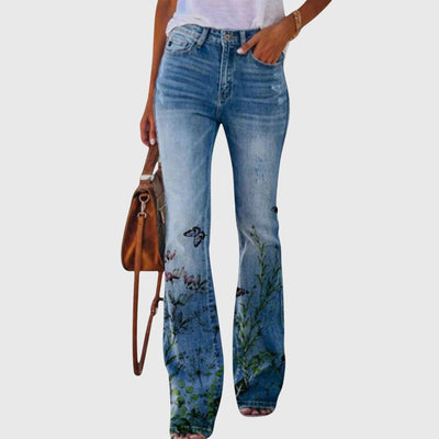 Hosen mit Blumen