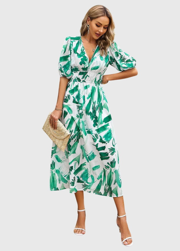 Merlin™ | Figurbetontes Blumenkleid