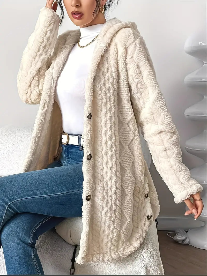 Celine™ - Plüsch-Hoodie-Cardigan