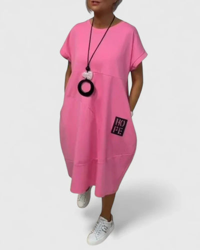 Thalyssiah | Bequemes Midi-Kleid