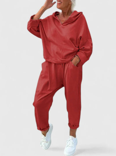Sally | Bequemes Kapuzen-Sweatshirt-Set