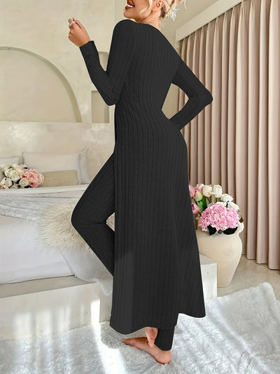 Ella™ - Gemütliches Zwei-Teile Ribbed Lounge Set