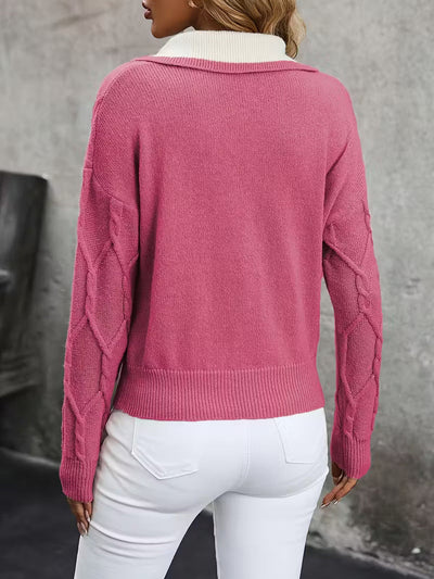 Isolde™ - Eleganter Kragenpullover