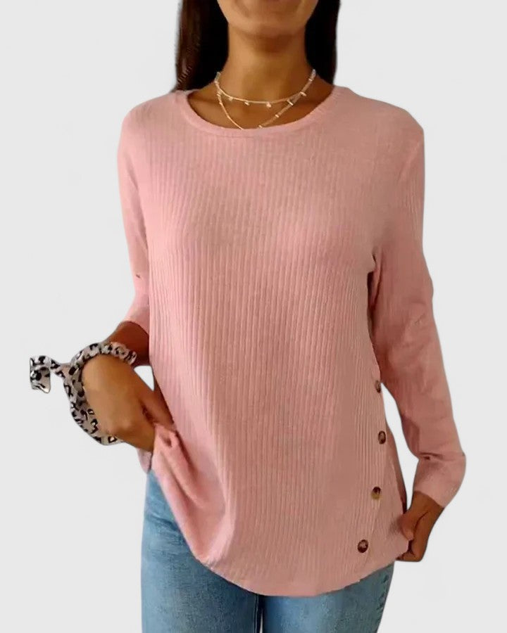 Megan™ | Elegantes Crew Top