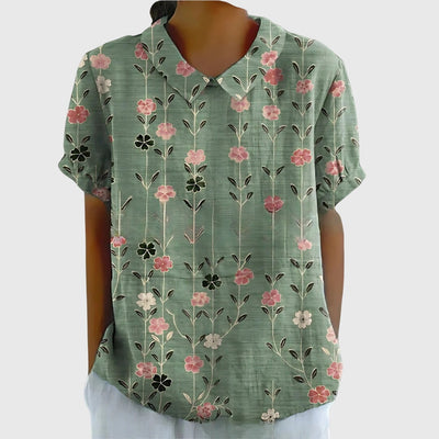 Jenna™ | Blumenbluse