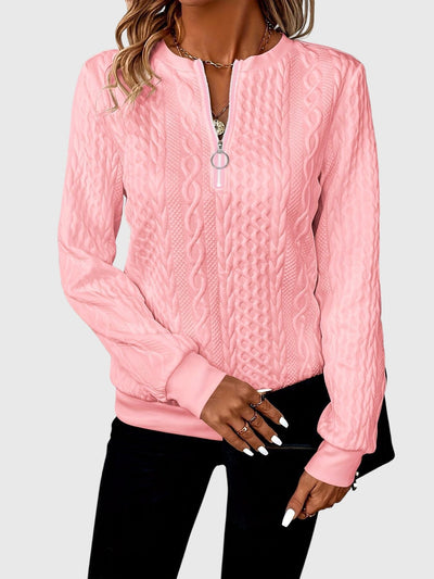 Nora™ | Sweater mit Reißverschluss