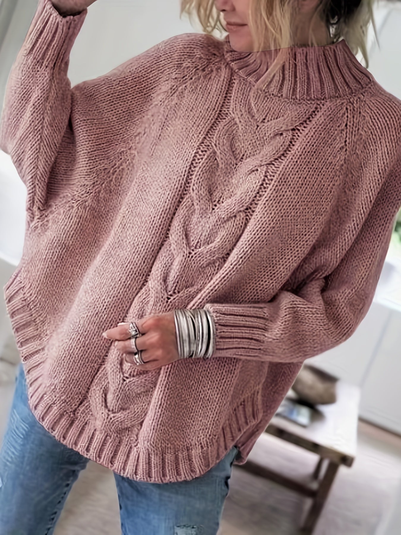 Carla™ - Bequemer Vintage Kabelpullover