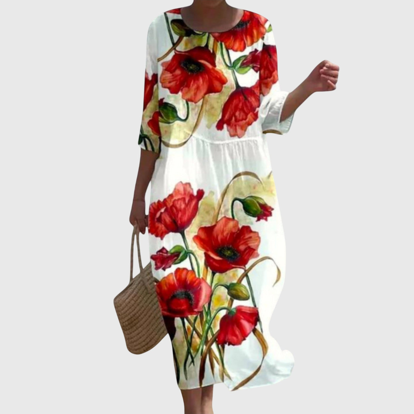 Hayley™ | Stilvolles Floral-Maxikleid