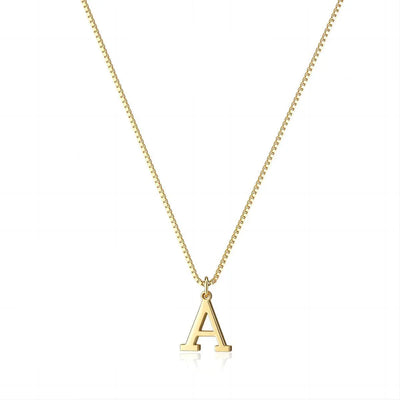 Enzhalynne | Halskette mit Initialen 18K Gold