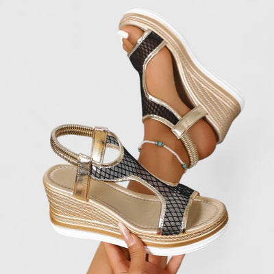 Jessica | Orthopädische Keil-Sandalen
