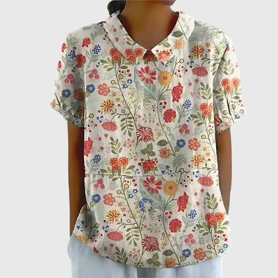 Jenna™ | Blumenbluse
