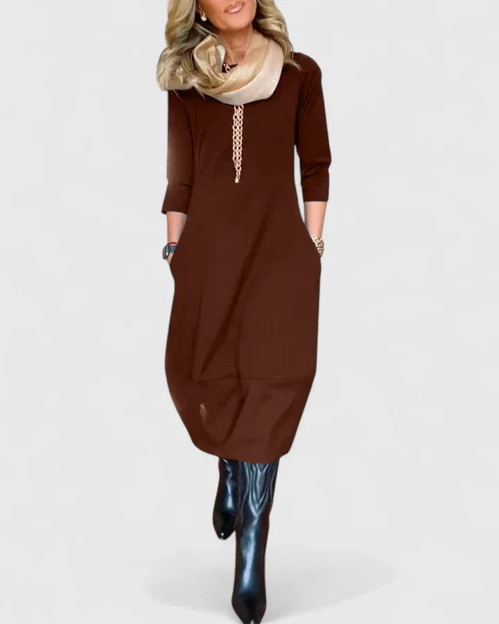 Danyshka | Elegantes Midi-Kleid