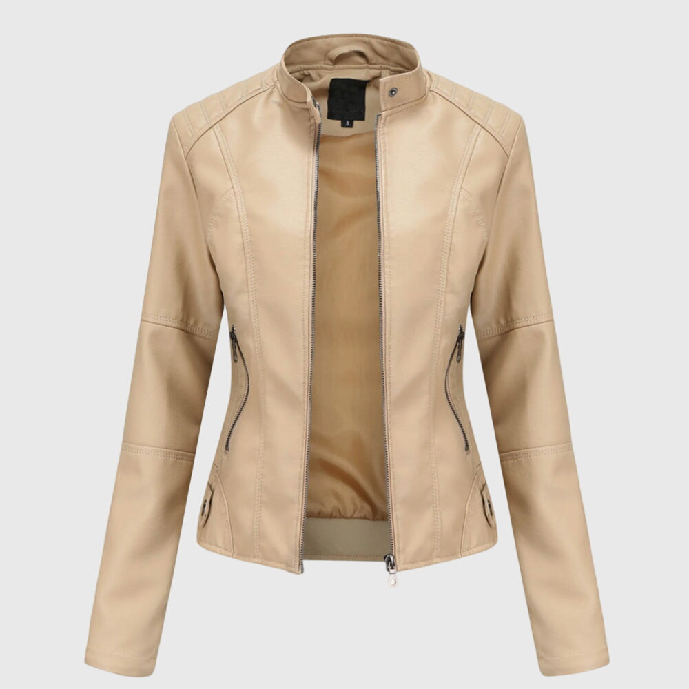 Giorgina™ - Stylische Lederjacke für Frauen
