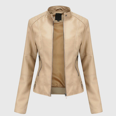 Giorgina™ - Stylische Lederjacke für Frauen