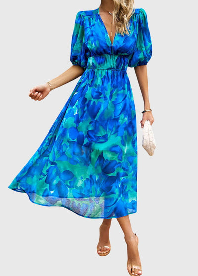 Merlin™ | Figurbetontes Blumenkleid