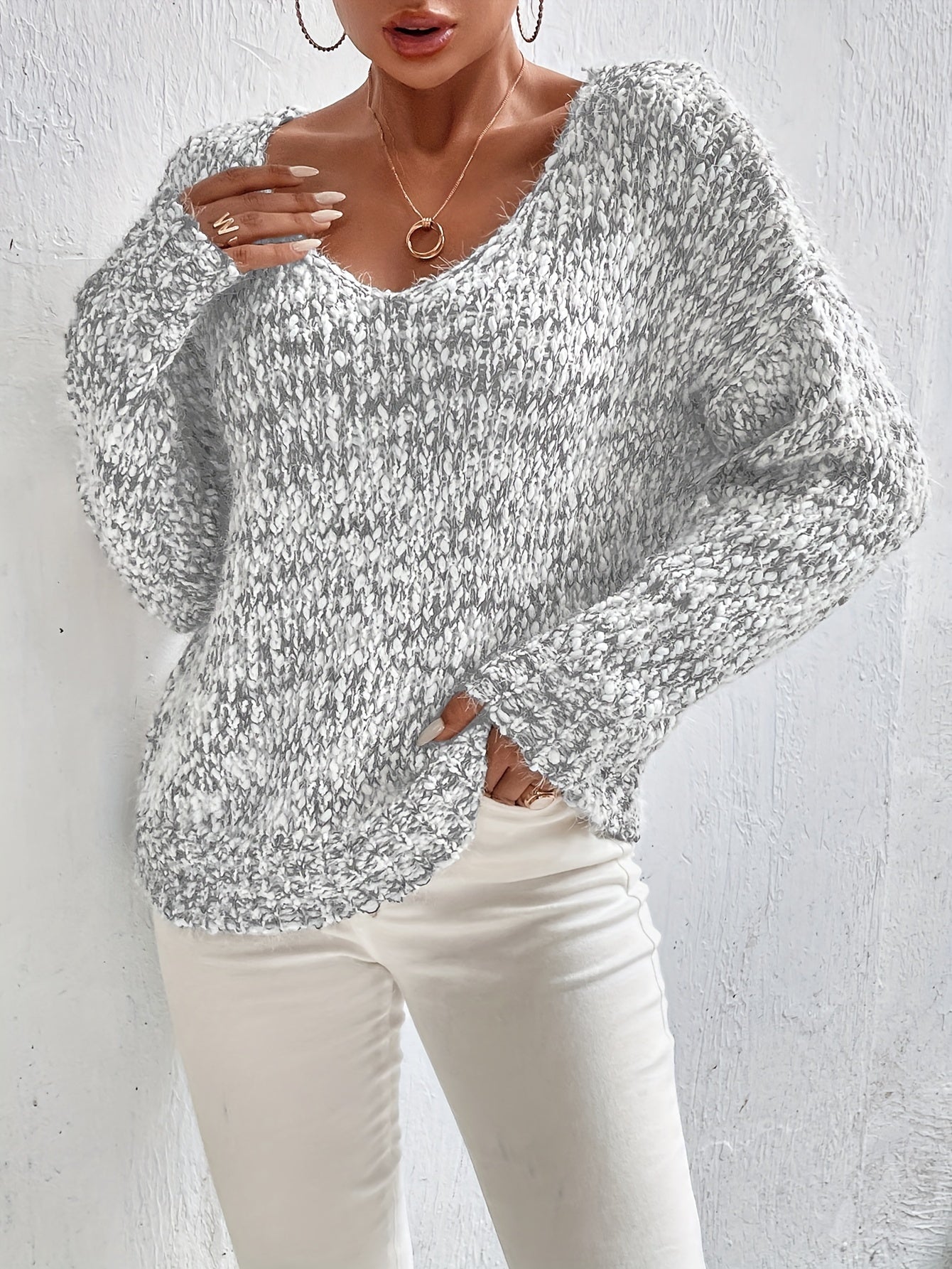 Serina™ - Lässiger Pullover mit langen Ärmeln