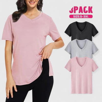 Samantha | Bequemes T-Shirt (3er-Pack)