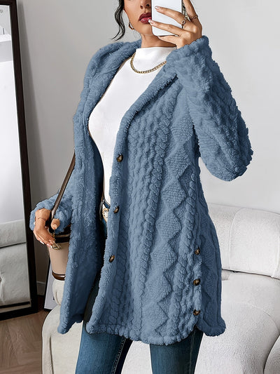 Celine™ - Plüsch-Hoodie-Cardigan