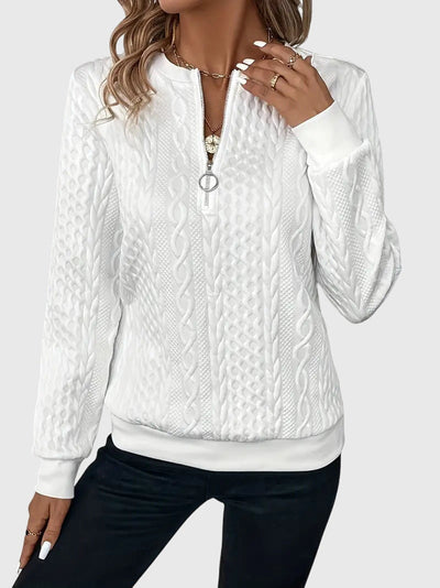 Nora™ | Sweater mit Reißverschluss