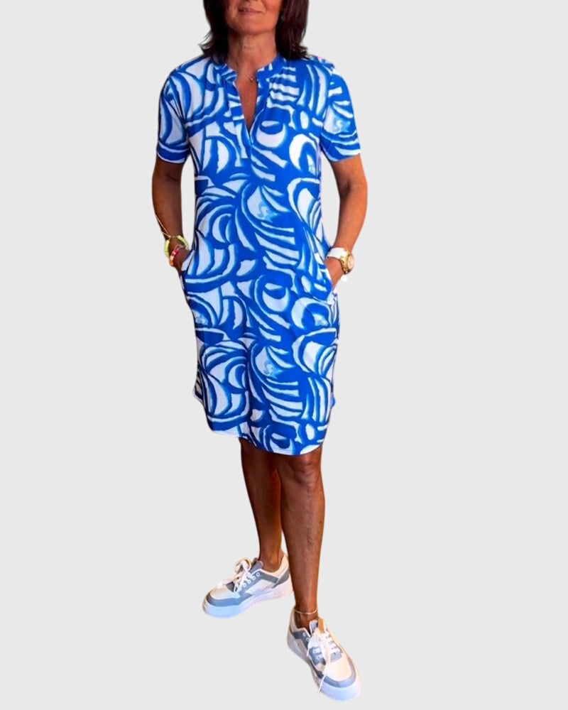 Elle™ | Figurbetontes Avenue Walk Kleid