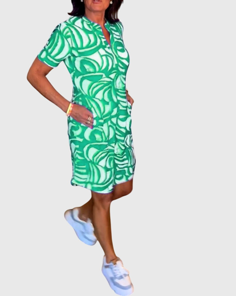 Elle™ | Figurbetontes Avenue Walk Kleid