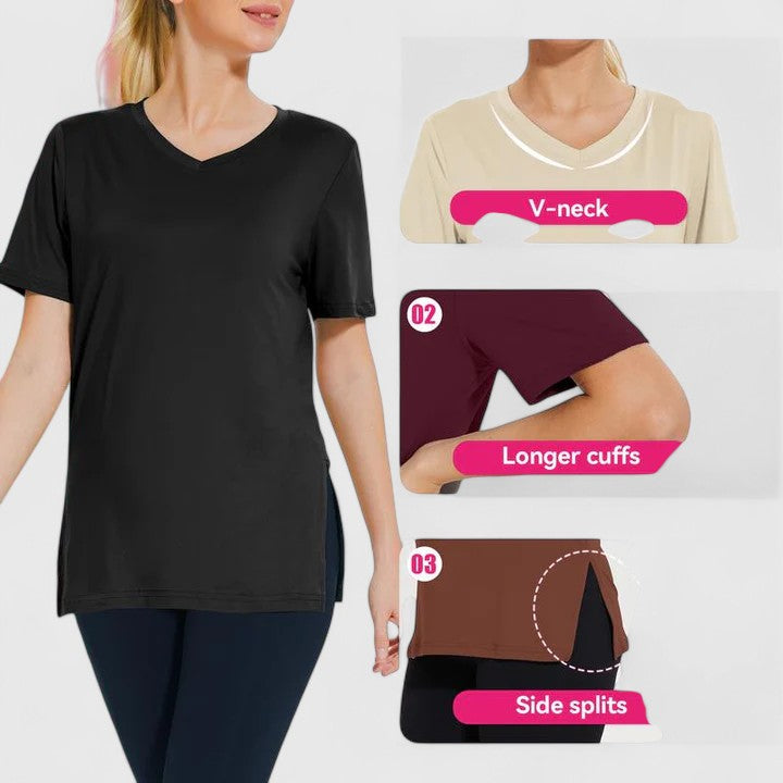 Samantha | Bequemes T-Shirt (3er-Pack)