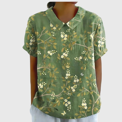 Jenna™ | Blumenbluse