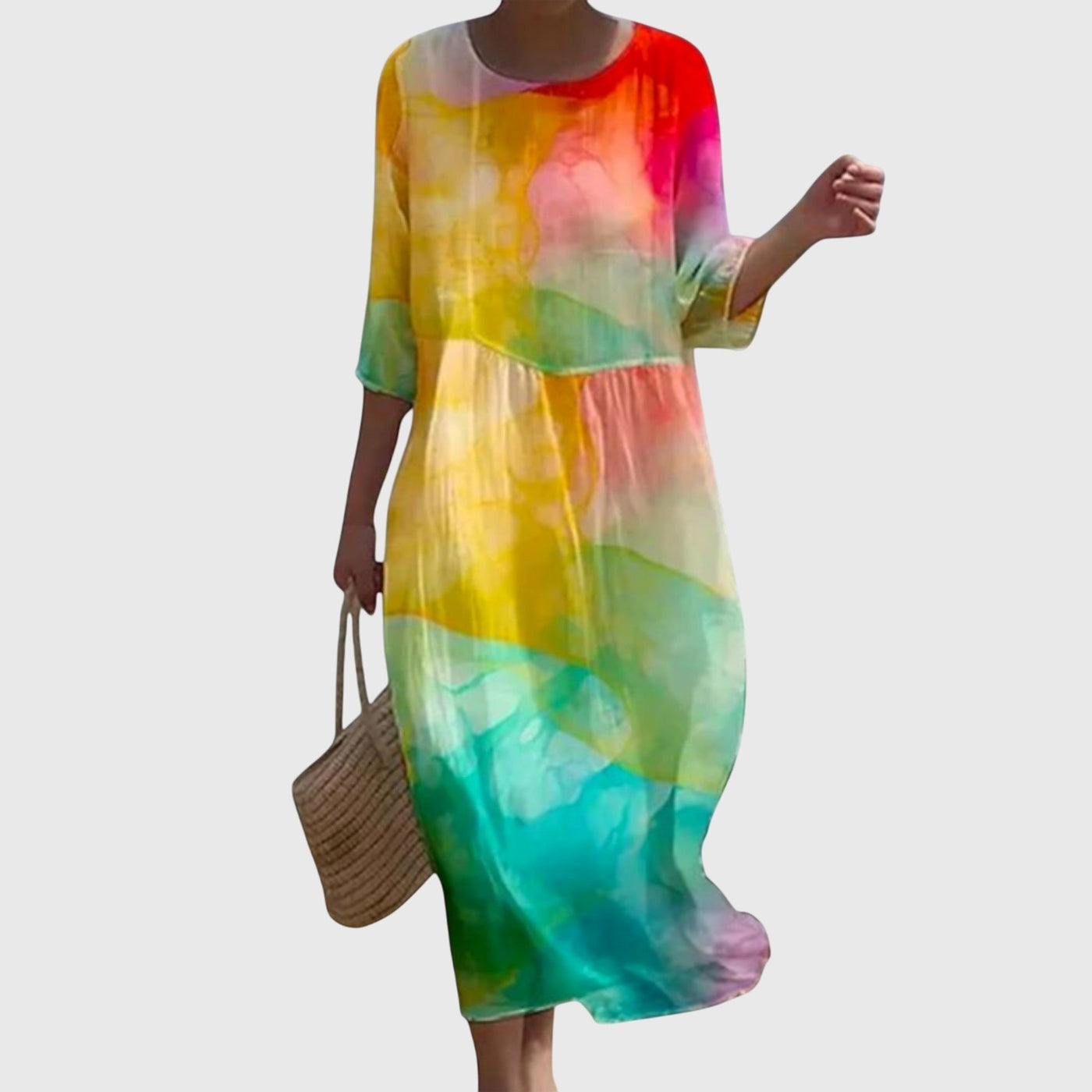 Hayley™ | Stilvolles Floral-Maxikleid
