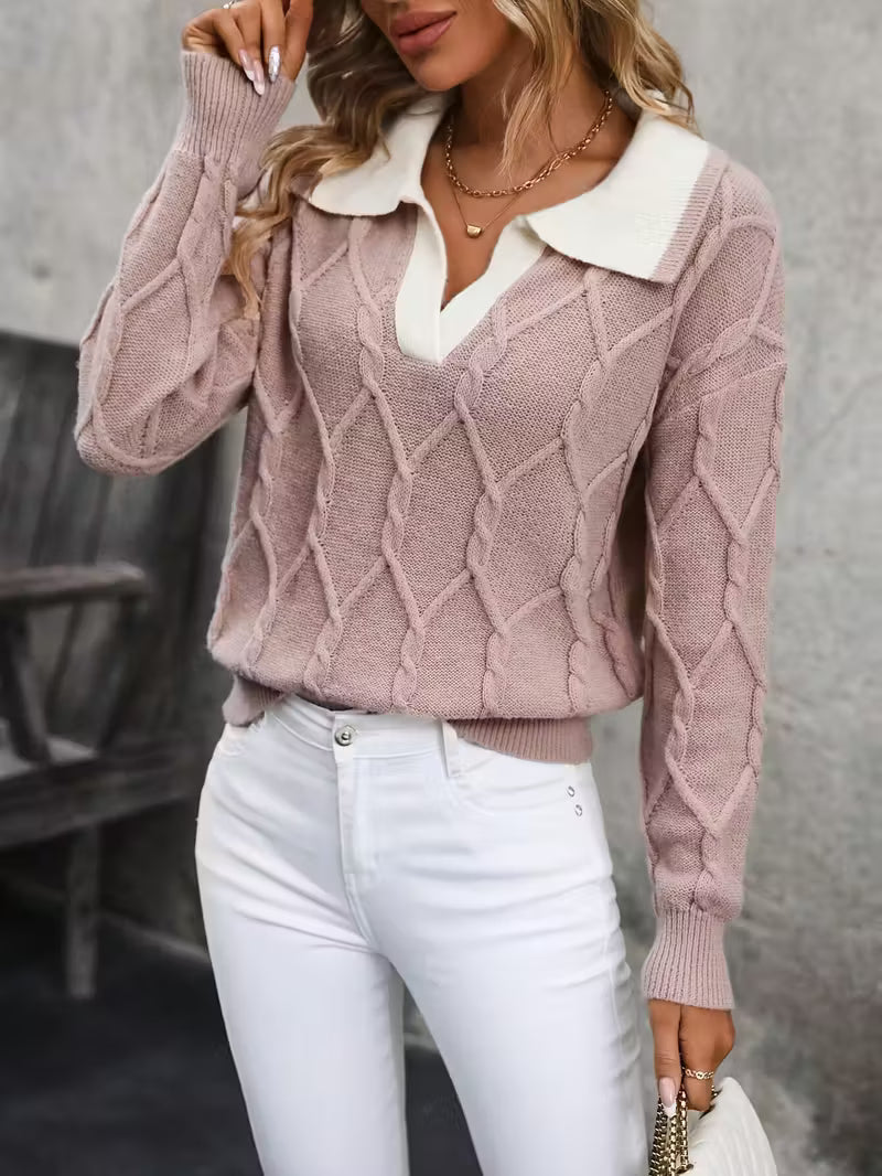 Isolde™ - Eleganter Kragenpullover