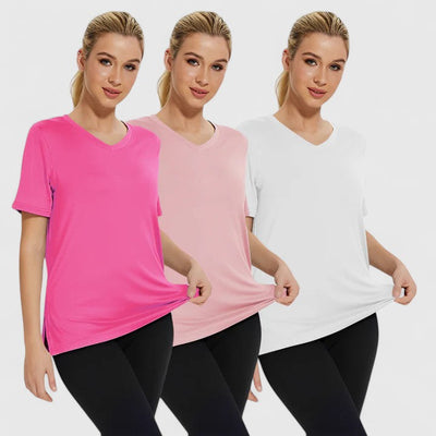 Samantha | Bequemes T-Shirt (3er-Pack)