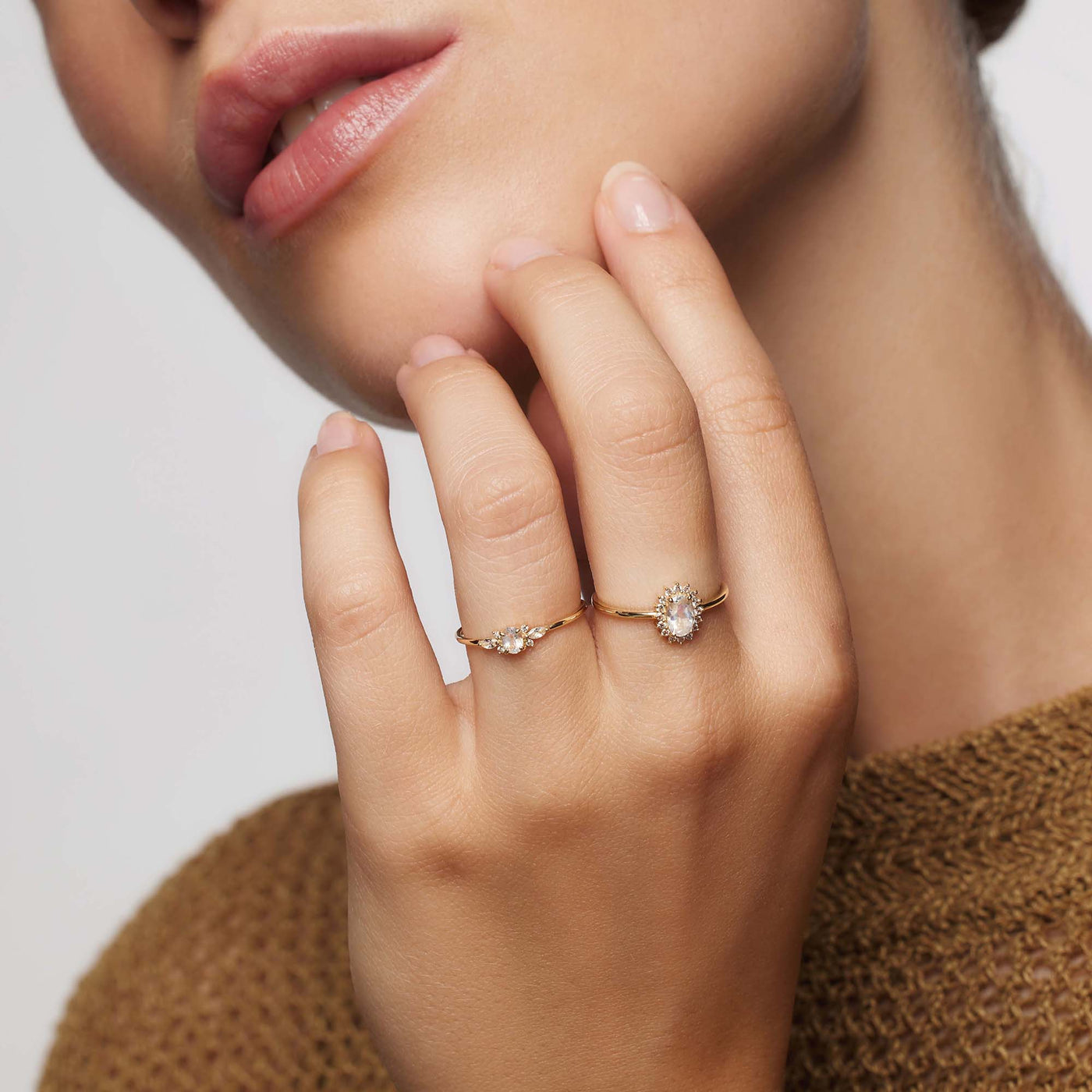 Lioravelle | Violetter Diamantring 18k Gold