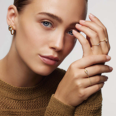 Lioravelle | Violetter Diamantring 18k Gold
