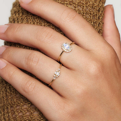 Lioravelle | Violetter Diamantring 18k Gold
