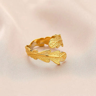Janirelle | Korallenring 18K Gold