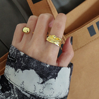 Jaylinette | Großer Ring 18K Gold
