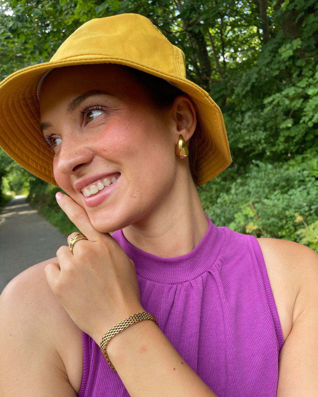Jaylinette | Großer Ring 18K Gold