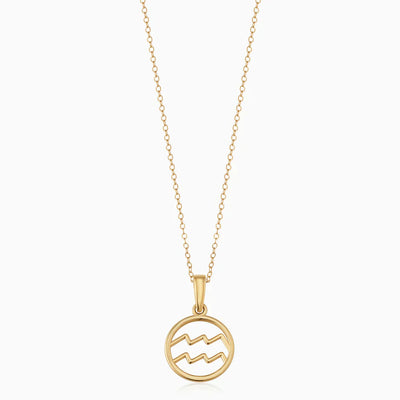 Rosalyette | Sternzeichen Halskette 18k Gold