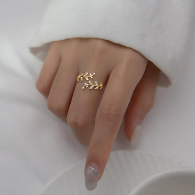 Kaelirisse | Zirkonia Ring 18K Gold