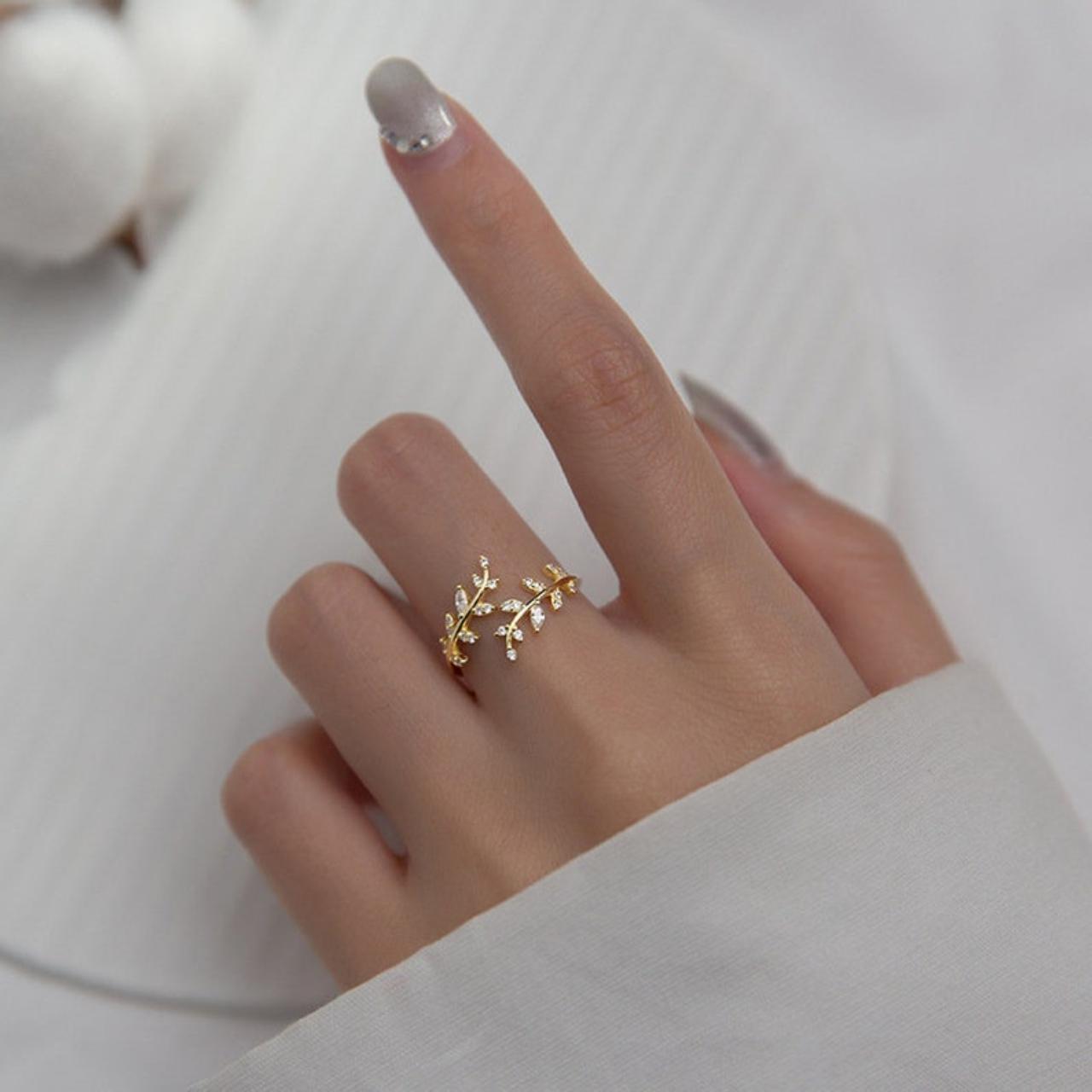 Kaelirisse | Zirkonia Ring 18K Gold