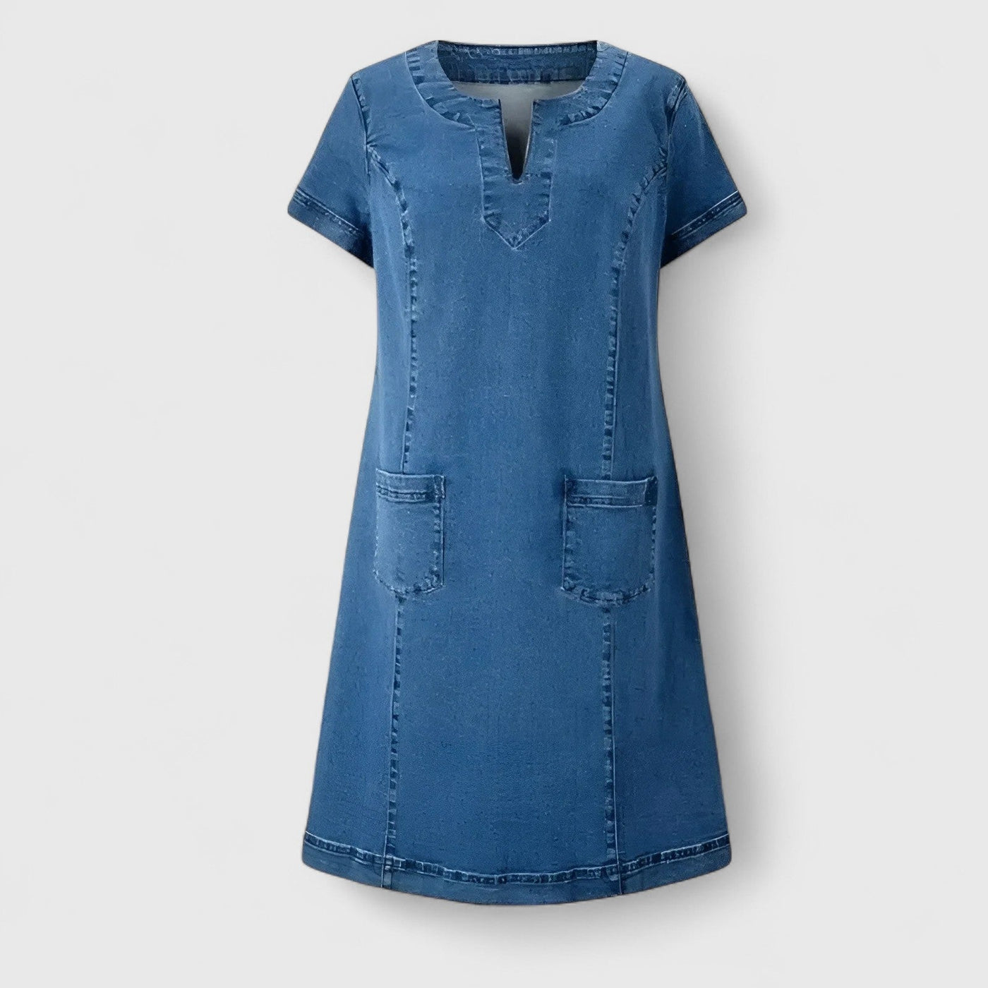 Christine | Elegantes Denim-Kleid
