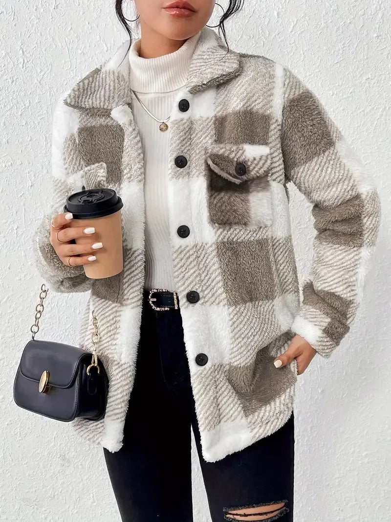 Martin | Stilvolle Karierte Fleecejacke