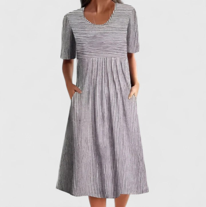 Felyzette | Bequemes Midi-Kleid