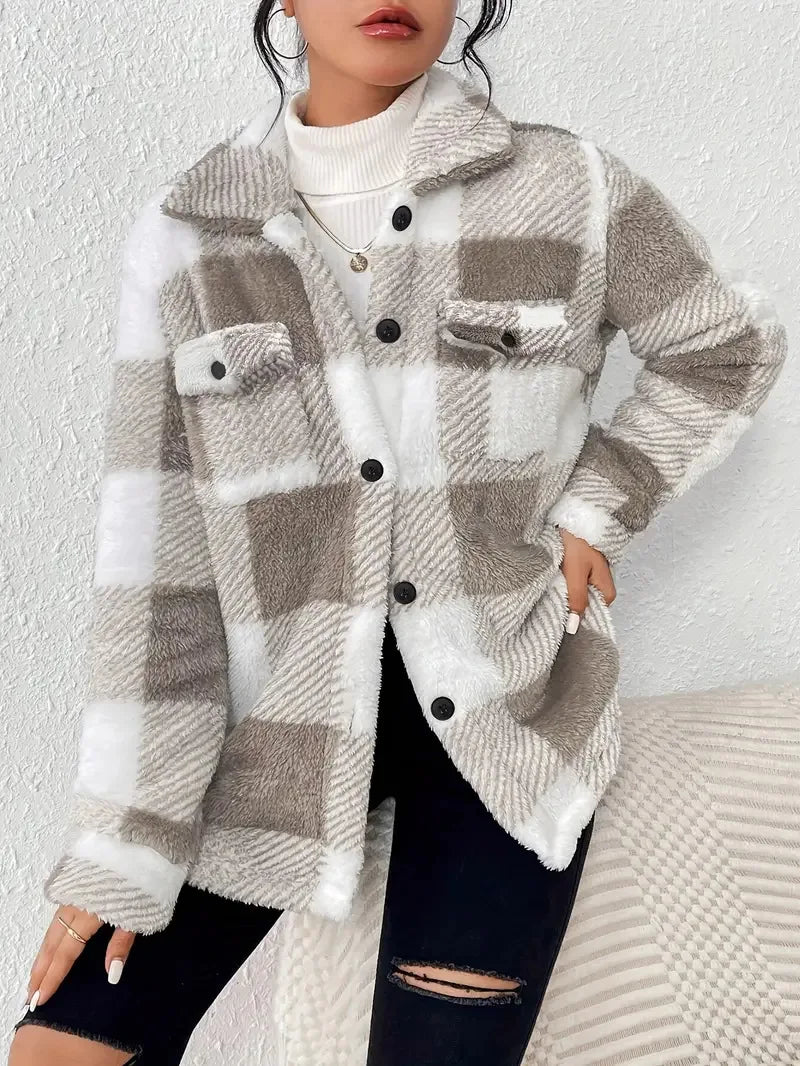 Martin | Stilvolle Karierte Fleecejacke