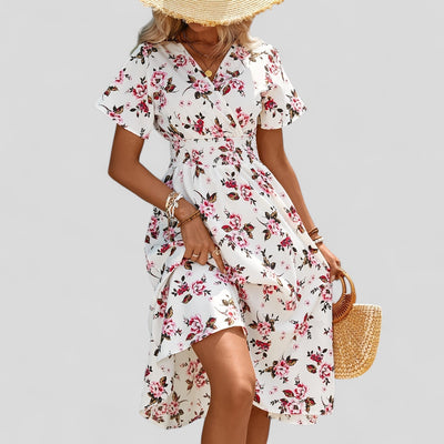 Gretalise | Bequemes Sommer-Midi-Kleid